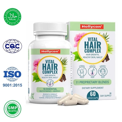 Vitamines pour la croissance des cheveux Capsules pour des cheveux sains Peau des ongles Supplément de biotine