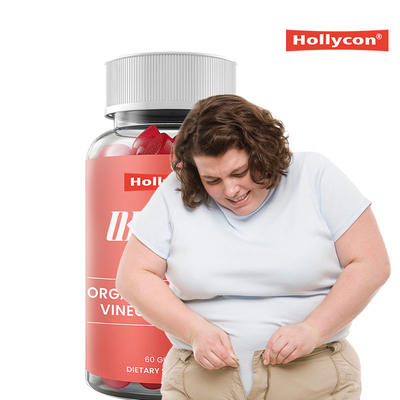 Des gommes biologiques de vinaigre de cidre de pomme avec mère Capsules naturelles de perte de poids