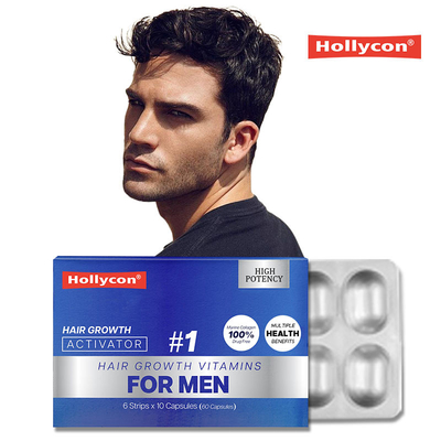 Producteur Minoxidil Suppléments de croissance des cheveux pour les hommes Vitamines de repousse des cheveux