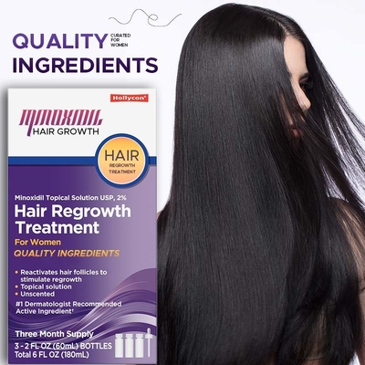 Fournisseur Minoxidil 5% Traitement de la repousse des cheveux Solution de Minoxidil aide à la repousse des cheveux