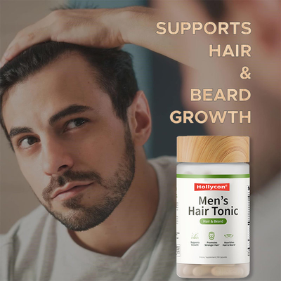 OEM Supplément de croissance des cheveux masculins pour soutenir la croissance des cheveux et de la barbe