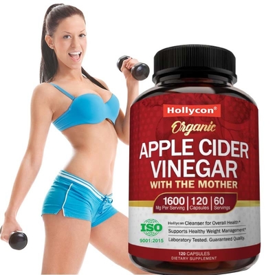 Capsules biologiques de vinaigre de cidre pour la perte de poids Capsules naturelles pour maigrir