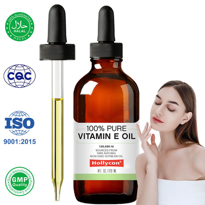 OEM Gouttes d'huile de vitamine E 100% pure pour le rajeunissement de la peau et la prévention des cicatrices