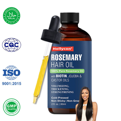 L' huile de rosemary pour la croissance des cheveux pour le cuir chevelu Nutrition antipelliculaire Renforcement des follicules