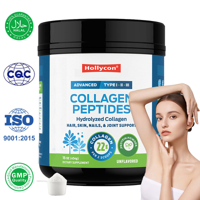 La poudre de protéine de collagène revitalise les cheveux, la peau, les ongles, les articulations et la récupération.
