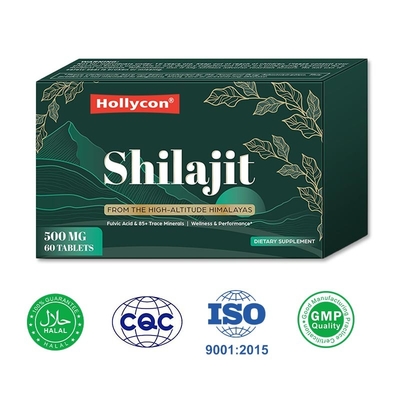 L'usine de l'Himalaya Shilajit Tablettes Gestion de l'énergie Soutien immunitaire Améliorer la digestion