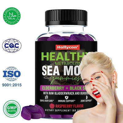 Les gommes de mousse de mer pour les cheveux forts Les gommes de mousse de mer pour le soutien immunitaire