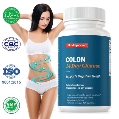 Colocn Supplément de nettoyage de 14 jours Capsule propre pour soutenir la santé digestive