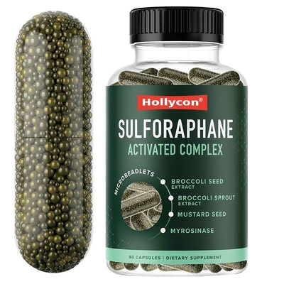 Les capsules de sulforaphane soutiennent la santé immunitaire cellulaire réduit le stress oxydatif