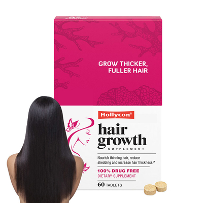 En stock, comprimés de repousse des cheveux Vivisc, complément de repousse des cheveux, pousse des cheveux plus épais, plus pleins