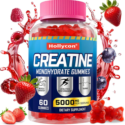 Creatine Monohydrate Gummies Force Énergie Endurance et récupération après entraînement