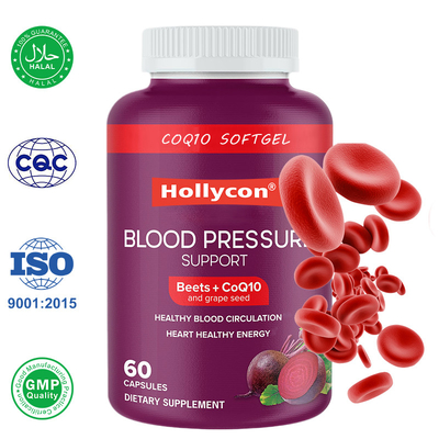 Capsules de CoQ10 pour la santé cardiaque et une bonne circulation