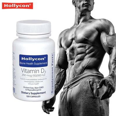 Supplément de vitamine D3 en capsules pour la santé osseuse, l' immunité et l' absorption du calcium