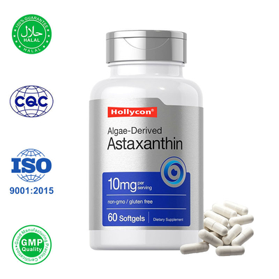 Astaxanthine Softgels Appui cardiovasculaire et immunitaire Le métabolisme des lipides