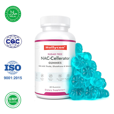 Les gommes NAC avec du glutathion pour le foie immunitaire et la santé du cerveau