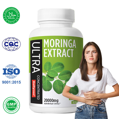 Les capsules de moringa pur d'usine soutiennent le système immunitaire digestif