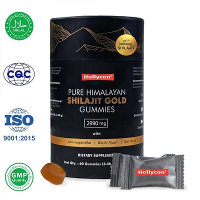 Les gommes de supplément Shilajit soutiennent la récupération musculaire et réduisent la fatigue
