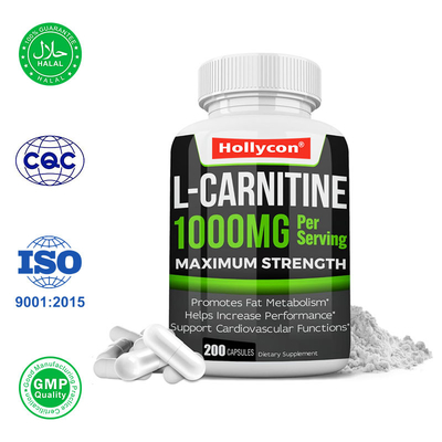 Les capsules de L-carnitine favorisent le métabolisme des graisses et la perte de poids.