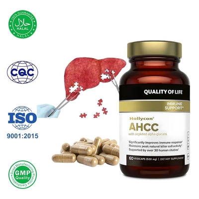 Le supplément AHCC OEM maintient l'activité des cellules tueuses naturelles et améliore la production de cytokines