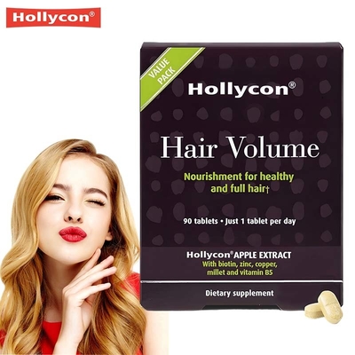 Fabricant Tablettes de volume capillaire favorise une croissance saine des cheveux Nourrit les follicules pileux