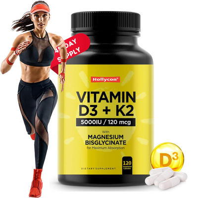 Les capsules en gros D3K2 favorisent la santé des os et des muscles du cœur
