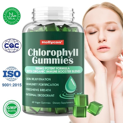 Déodorant pour les gommes de chlorophylle en gros Respire frais Soutien immunitaire et digestif