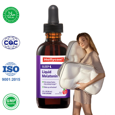 Vente en gros de liquide de sommeil Mélatonine Help Dormez plus vite Réveillez-vous fraîchement