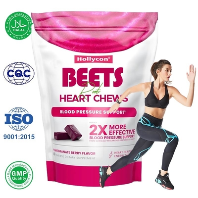 Vente en gros de gommes de racines de betteraves Oxyde nitrique et soutien de la pression artérielle