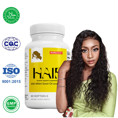 Suppléments de soutien à la croissance des cheveux Suppléments de soutien aux cheveux plus forts plus épais plus sains