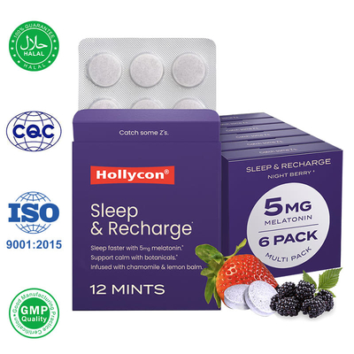 Fournisseur Minceur de sommeil Mélatonine 5 mg Supplément de sommeil calme Aide à mieux dormir