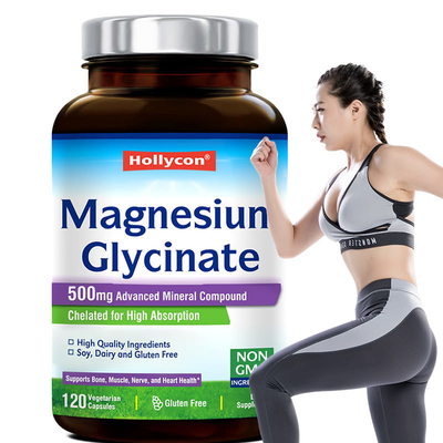 Capsules de glycinate de magnésium pour favoriser la santé musculaire