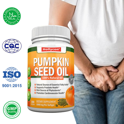 L' huile de graines de citrouille de l' usine Softgels Cheveux Santé des articulations de la prostate Oméga-3 Supplément d' acides gras essentiels