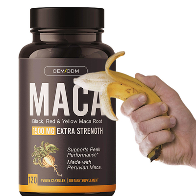 Capsules de maca pour hommes Capsules énergétiques Supplément à base de plantes Capsules de racine de maca pour homme