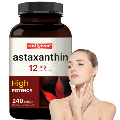 Gels doux d'astaxanthine pour la peau