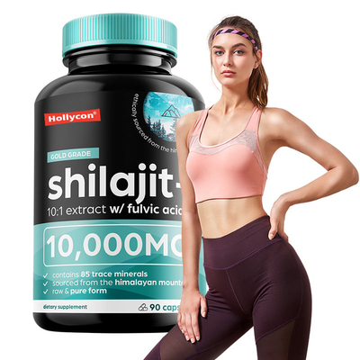 OEM Pure Shilajit de l'Himalaya 10000mg Capsules organiques de Shilajit pour le soutien immunitaire