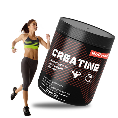 Creatine monohydrate en poudre micronisée 500g pour la croissance et la récupération musculaires
