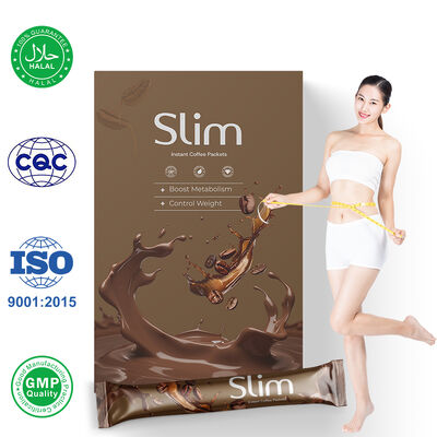 Marque privée Augmenter le métabolisme Garcinia Cambogia Arabica Café Supplément de perte de poids Appui au régime alimentaire Slim Instant Coffee Packets